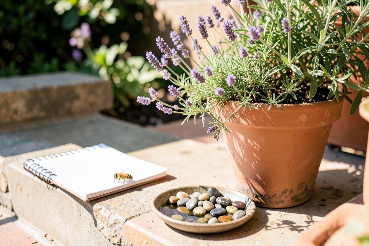 Bee cafe and pollinator count