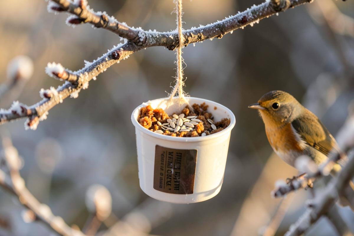 Bird cake for winter birds