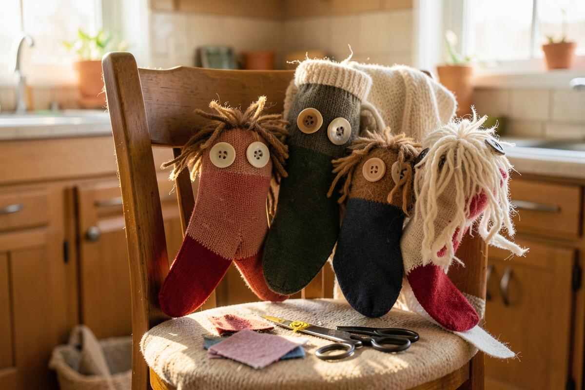 Sock puppet story theatre