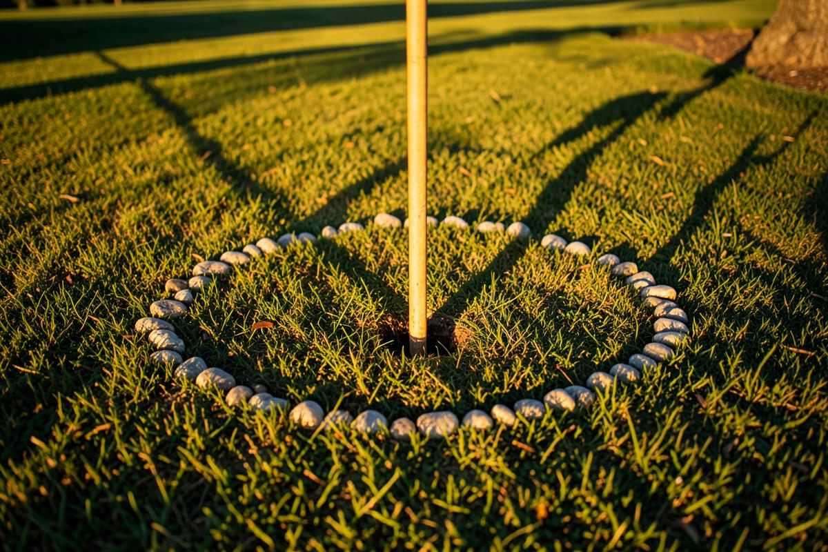Stick and stone sundial