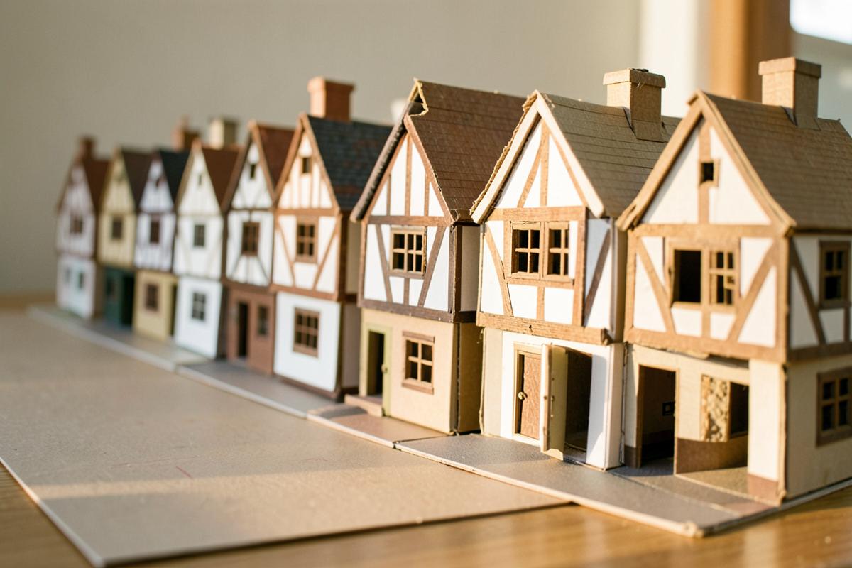 Tudor street from cereal boxes